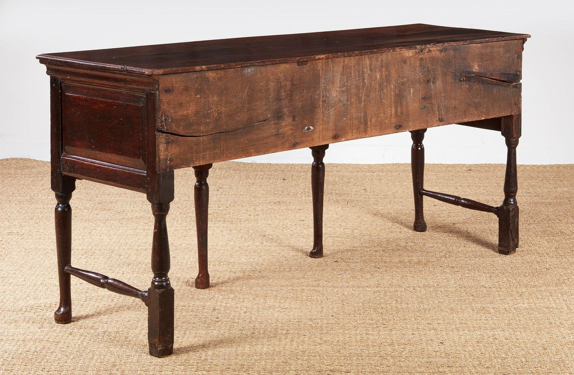 18th c. Padfoot Welsh Low Dresser with Superb Color For Sale 9