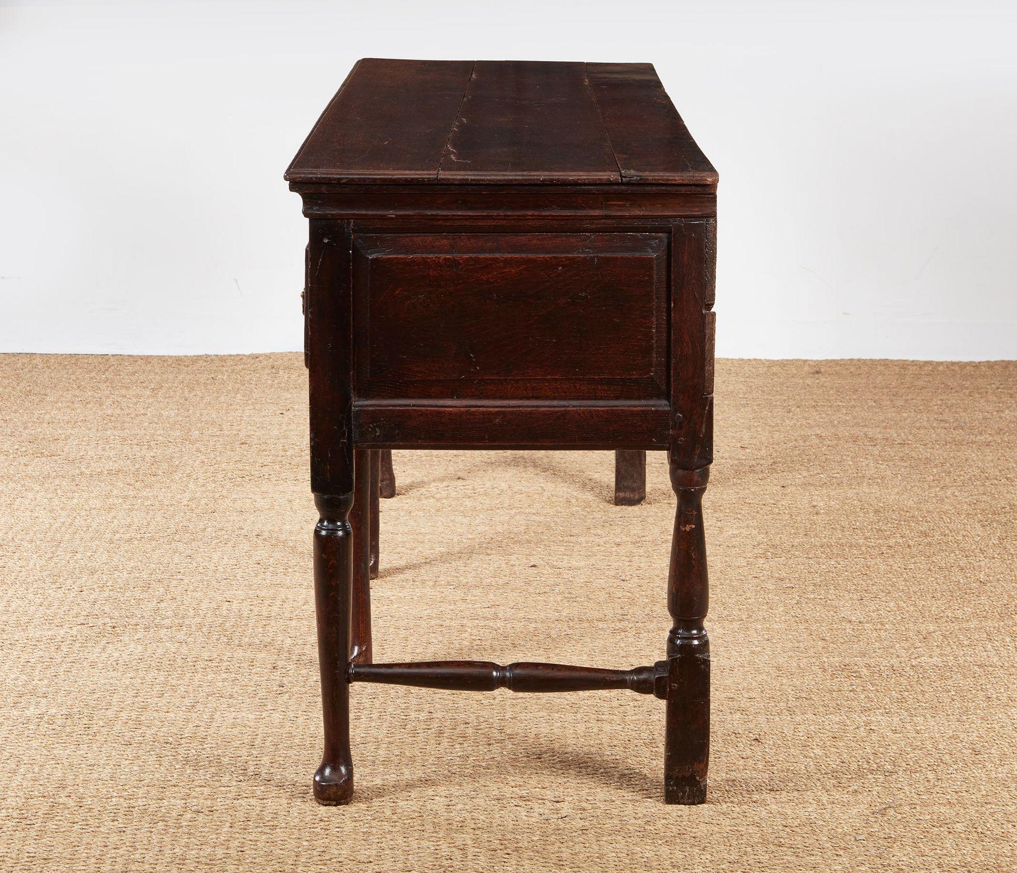 18th Century 18th c. Padfoot Welsh Low Dresser with Superb Color For Sale