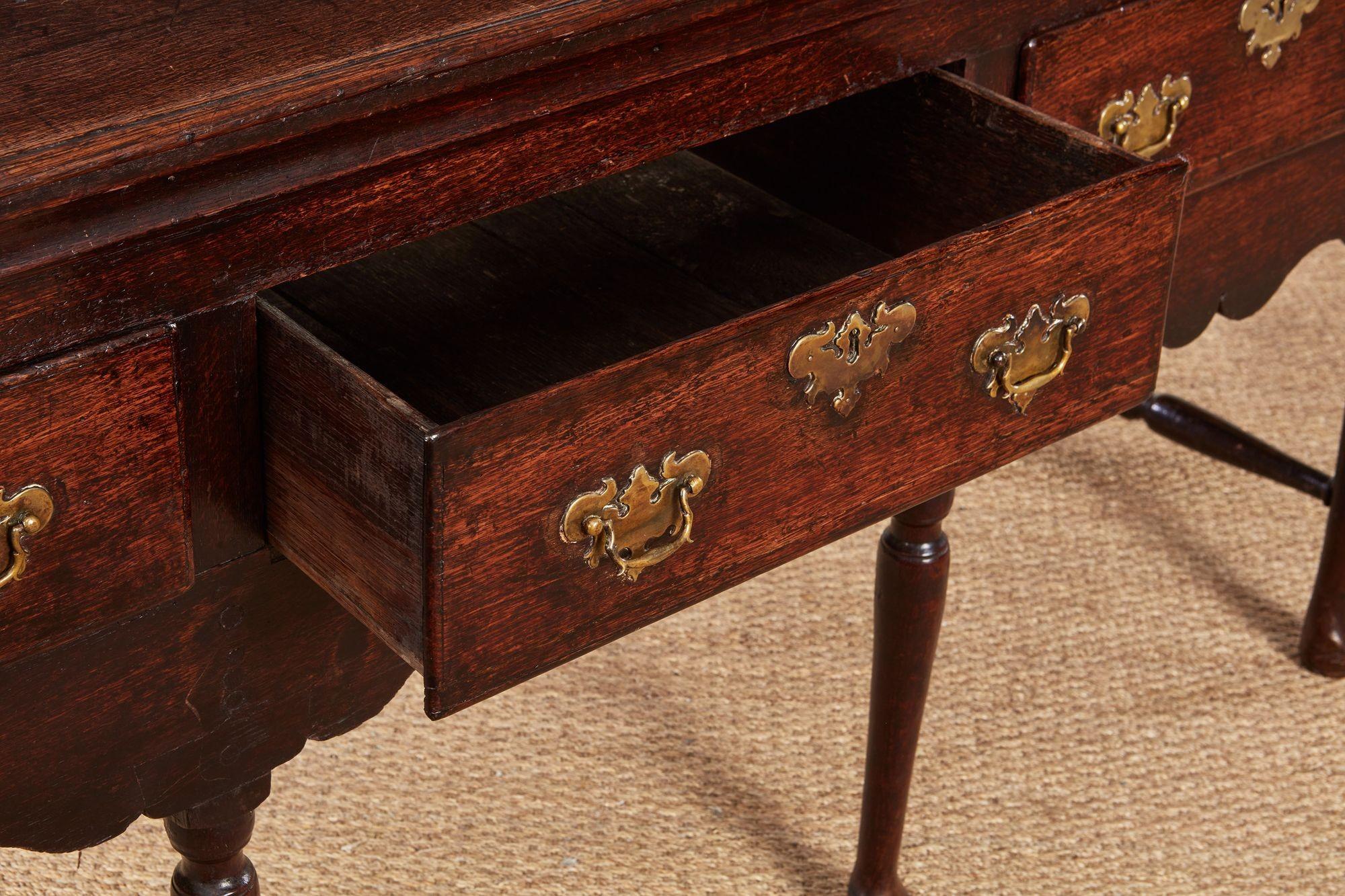 18th c. Padfoot Welsh Low Dresser with Superb Color For Sale 3