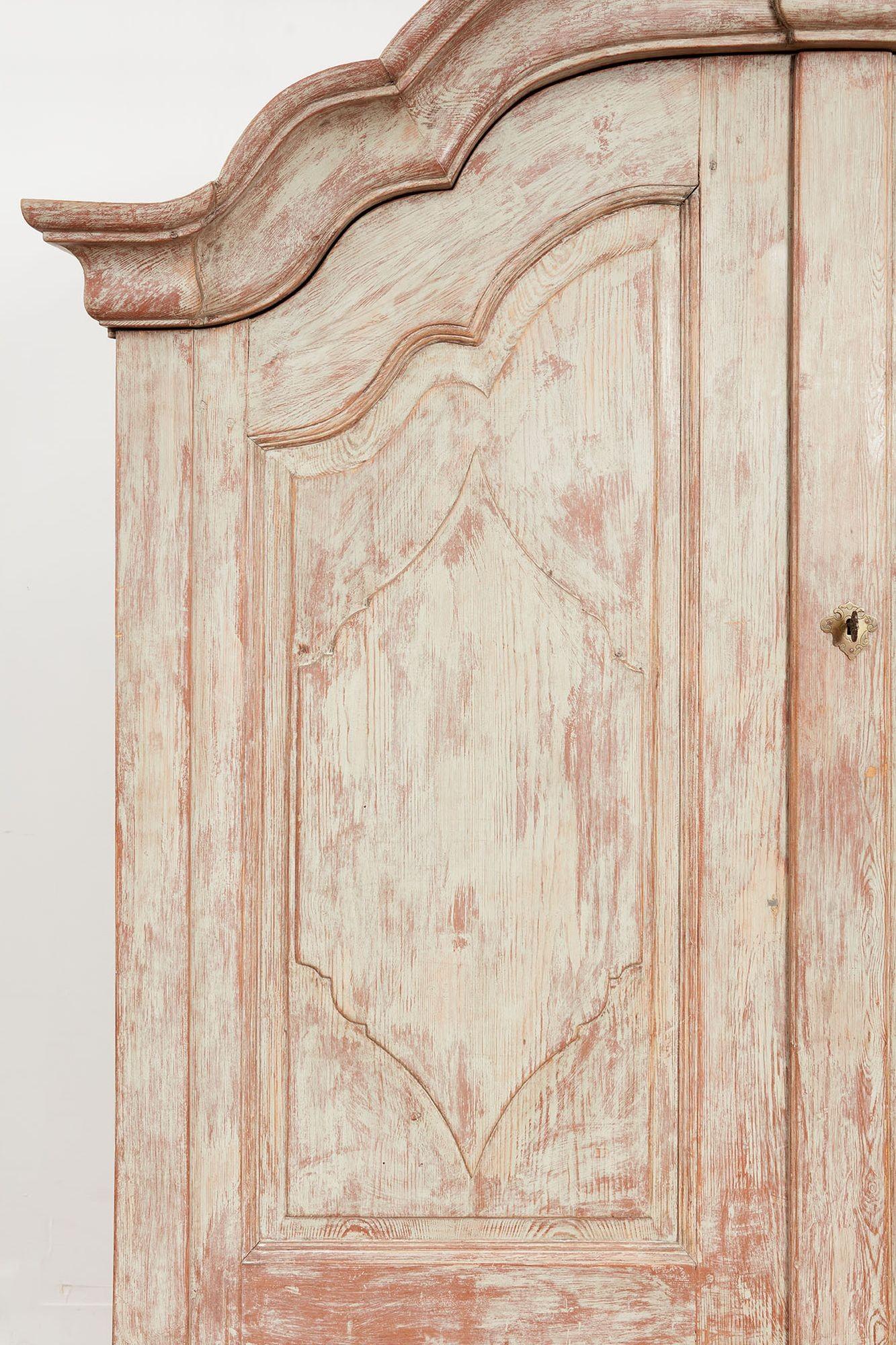 18th Century 18th c. Painted Danish Cabinet For Sale