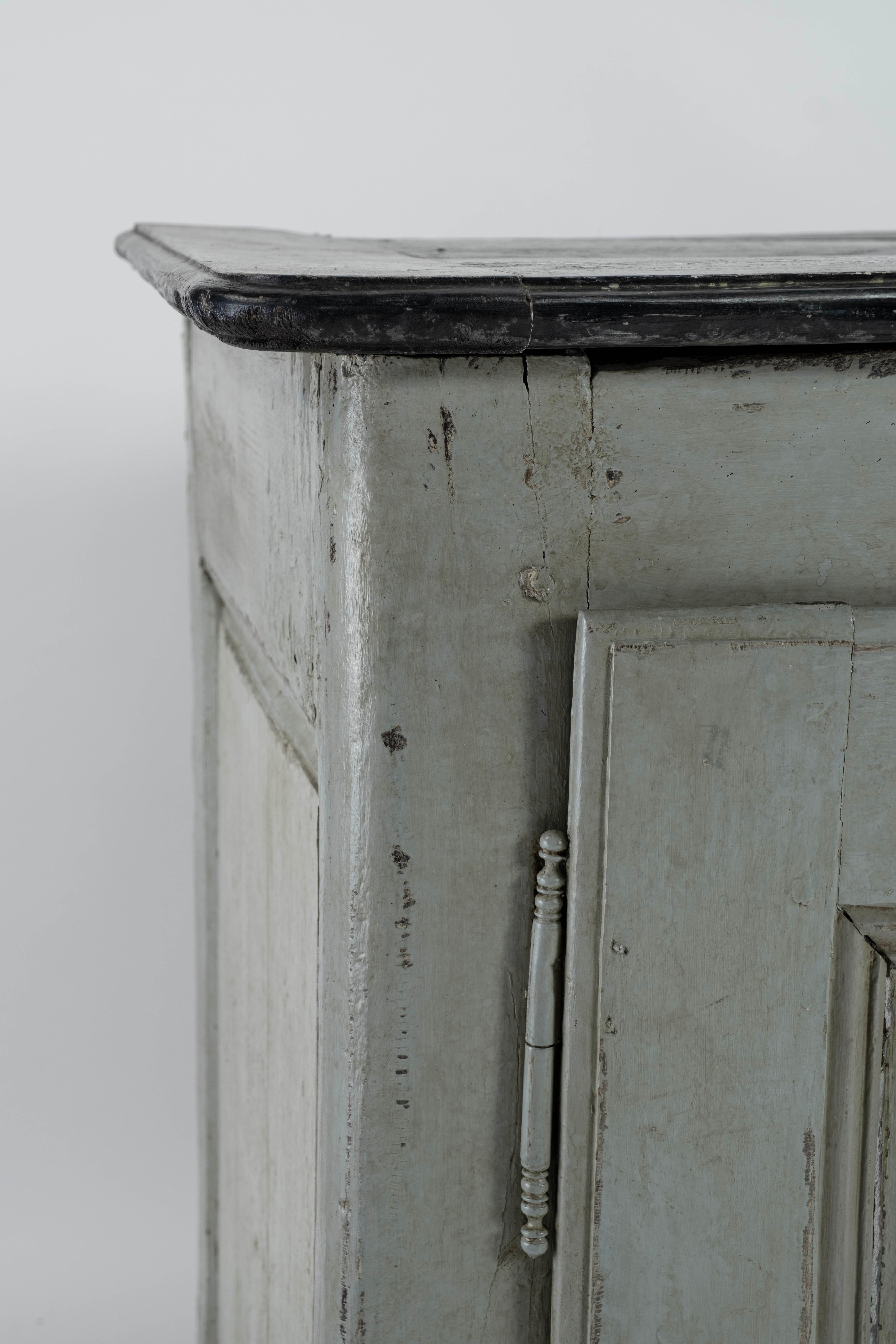 18th Century and Earlier 18th C. Painted French Buffet For Sale