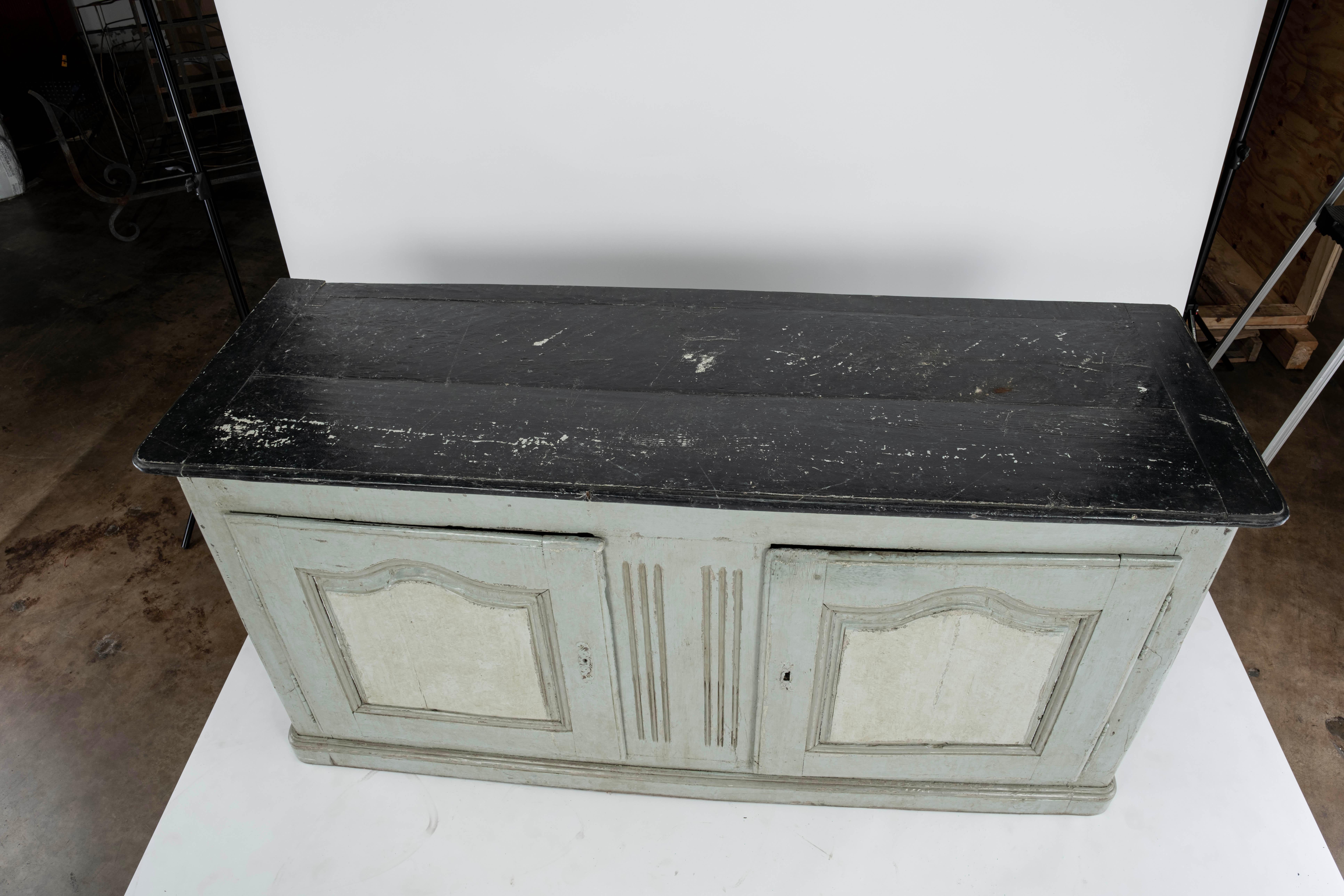 18th C. Painted French Buffet For Sale 3