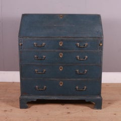 18th C Painted Writing Bureau