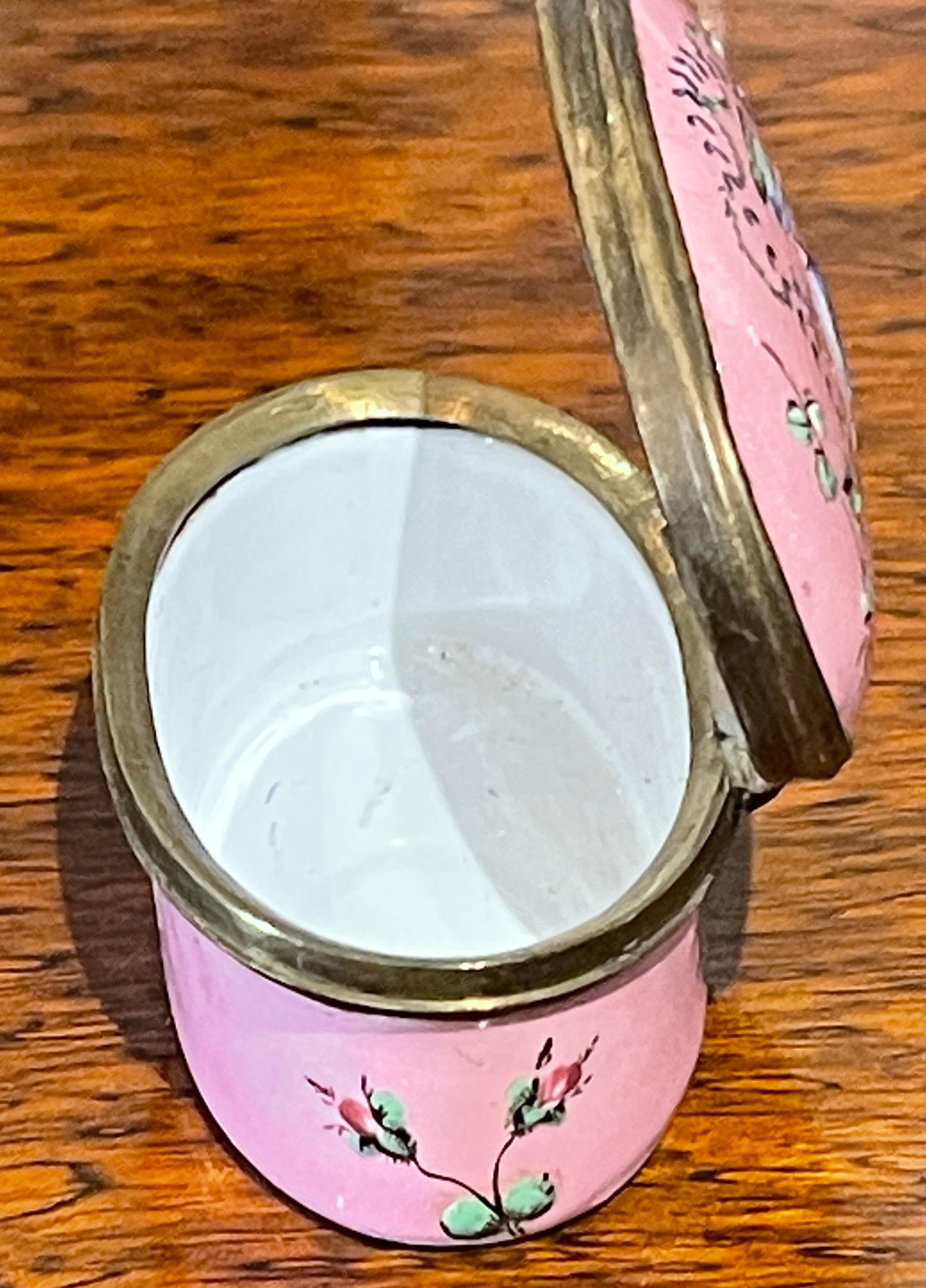A.I.C. Pink Bilston Battersea del 18° secolo, ex collezione di H. R. Roya. in vendita 1