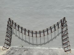 18th C. "Pirates" Ladder, Wall Sculpture/ Novelty Item