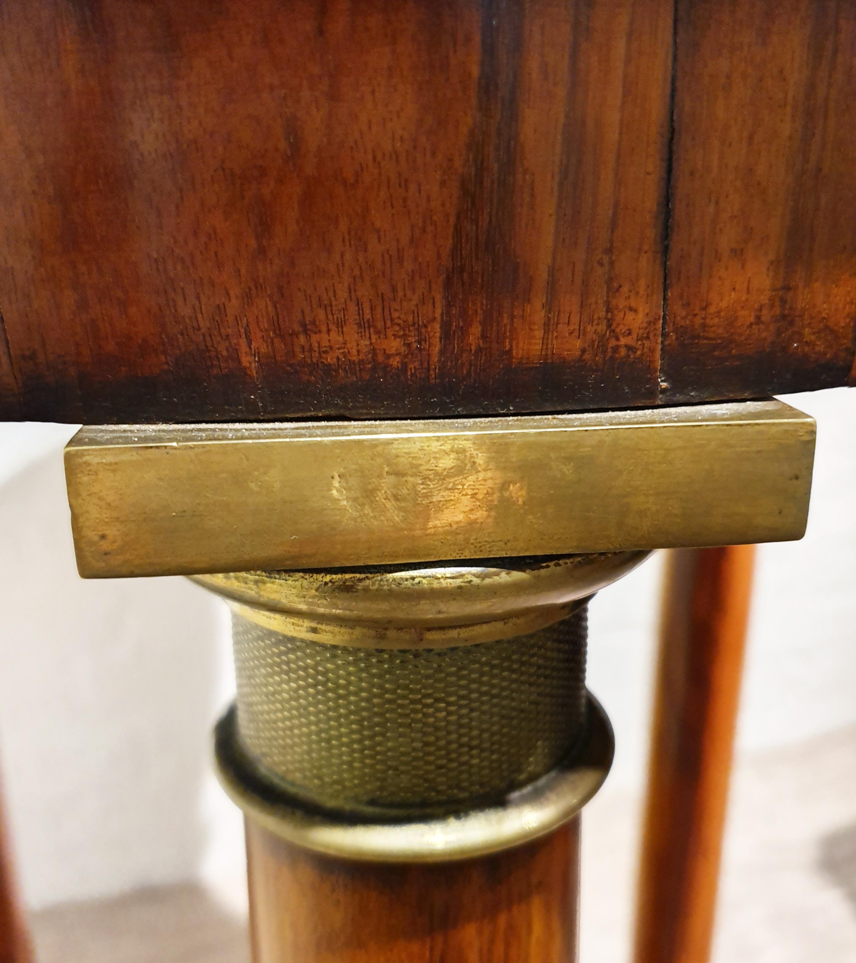 18th Century Porcelain Dish with Rosewood Display Table 2