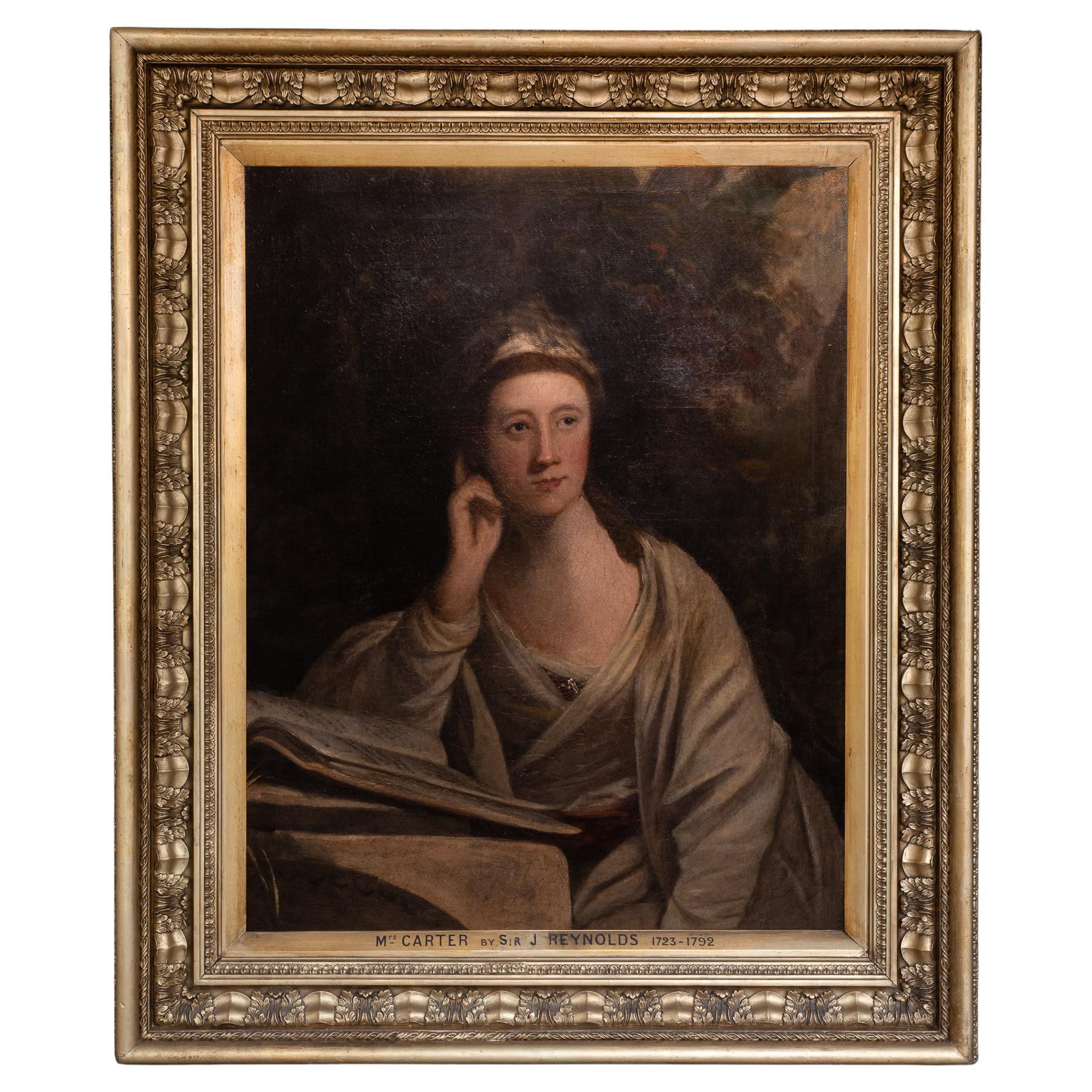 18th C, Portrait, Follower of Joshua Reynolds, Portrait of a Fine Lady