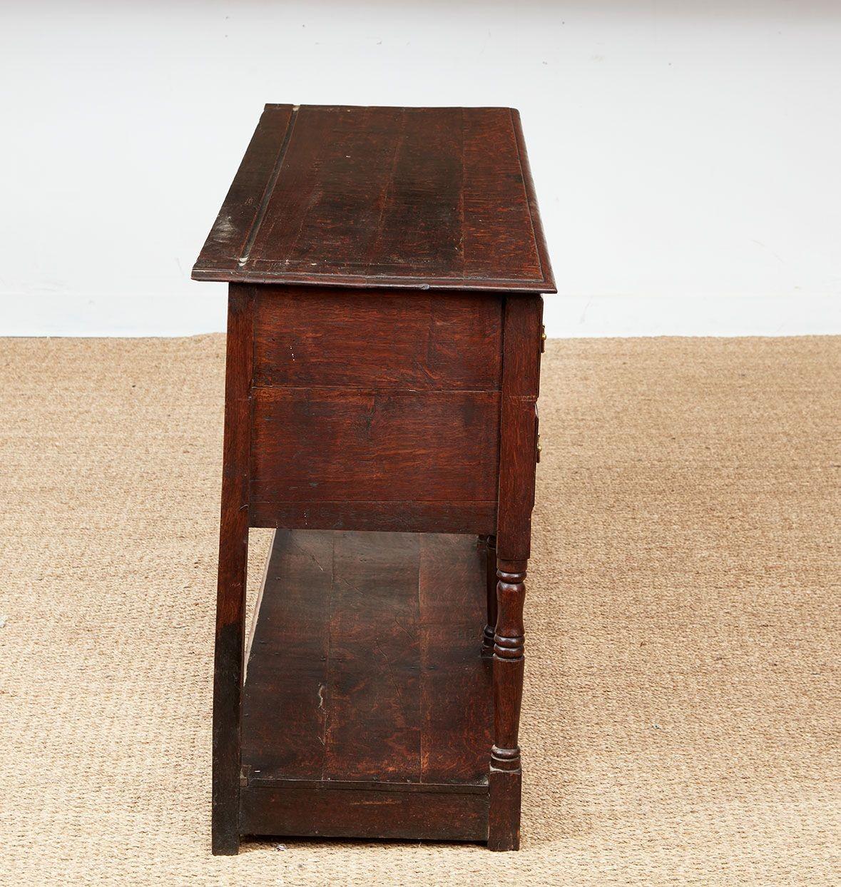 English 18th c. Potboard Dresser Base For Sale