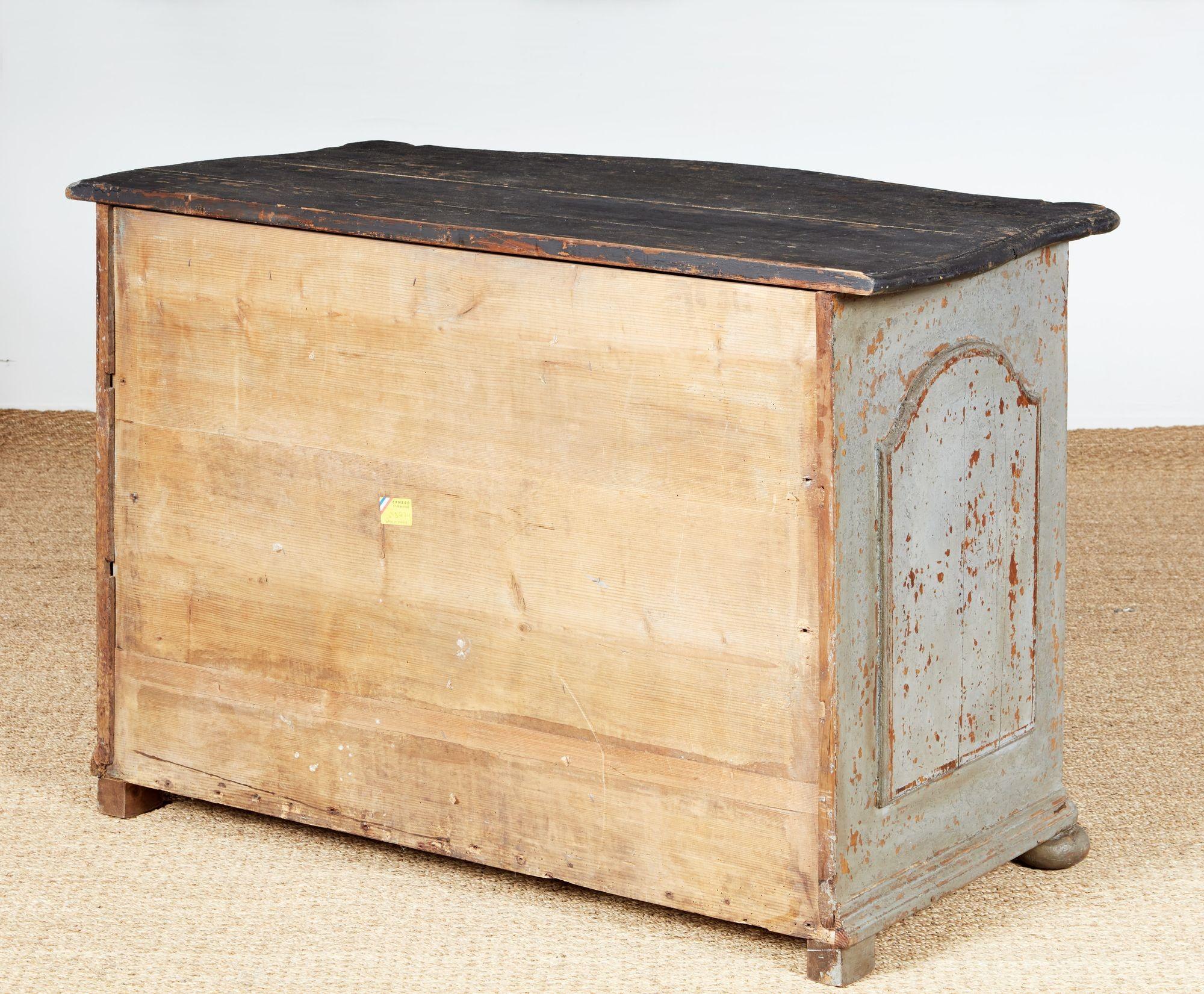 18th c. Provencal Painted Commode For Sale 7