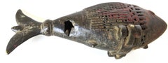 18th Century Qing Dynasty Fish Shaped Cricket Holder