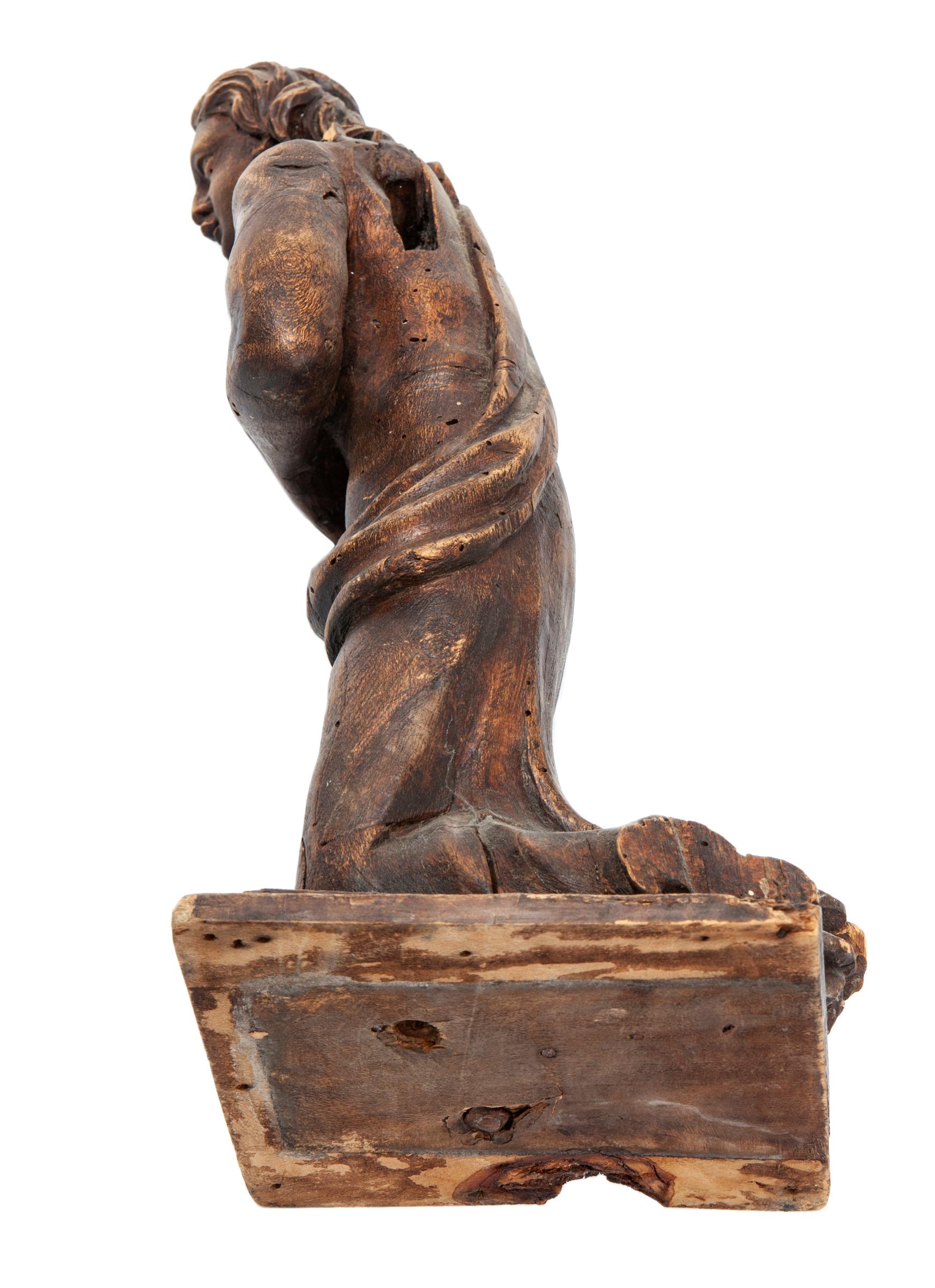 Bois A.C.I.C. Rare Wood Female Carving Artifact en vente
