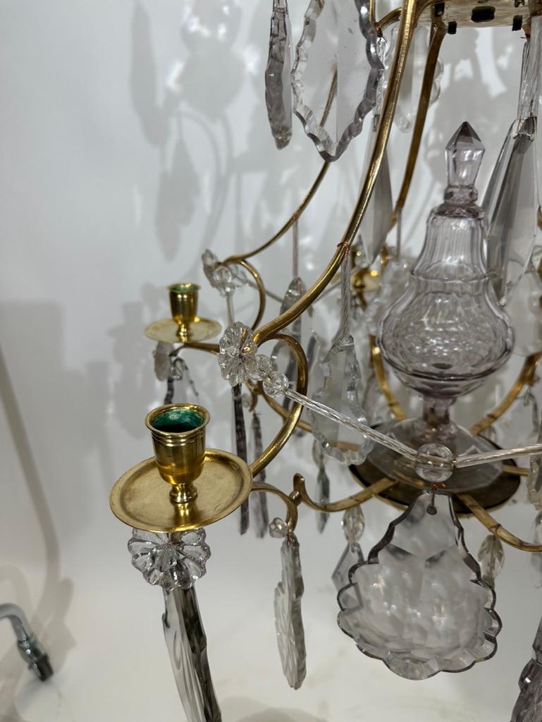 18th c rococo chandelier For Sale 3