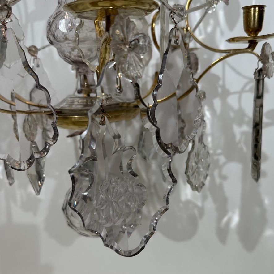 18th c rococo chandelier For Sale 4