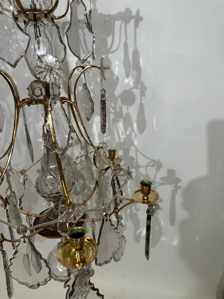 18th c rococo chandelier For Sale 1