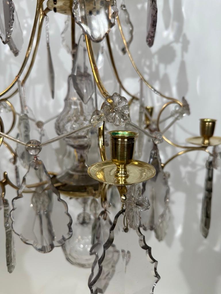 18th c rococo chandelier For Sale 2