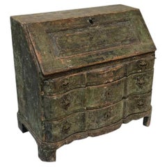 18th C. Rococo Swedish Bureau Chest