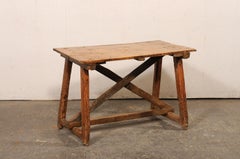 18th C. Rustic Spanish Table or Small Desk