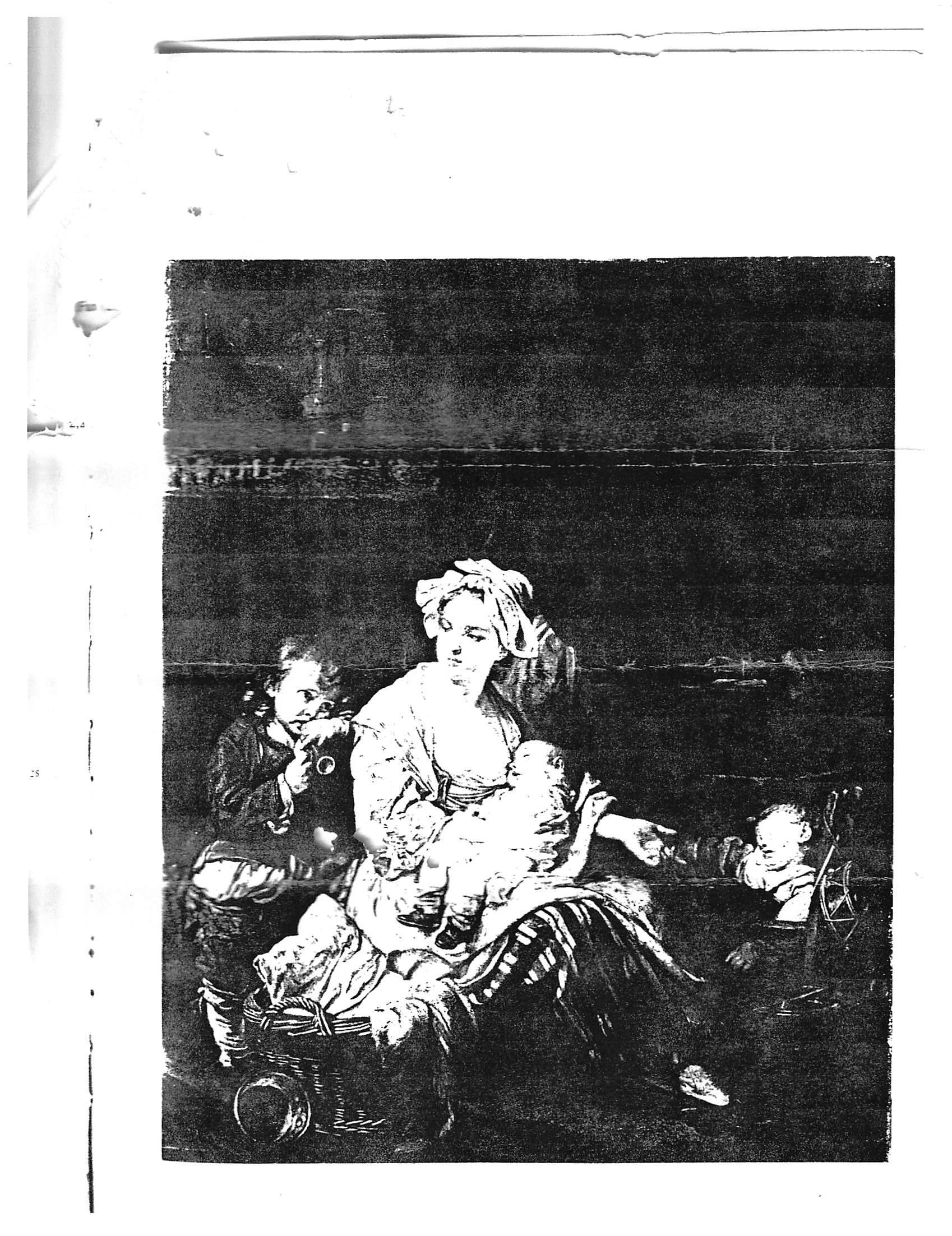 18th C. School Jean Baptiste Greuze Peasant Child in a White Bonnet Antiques LA For Sale 6
