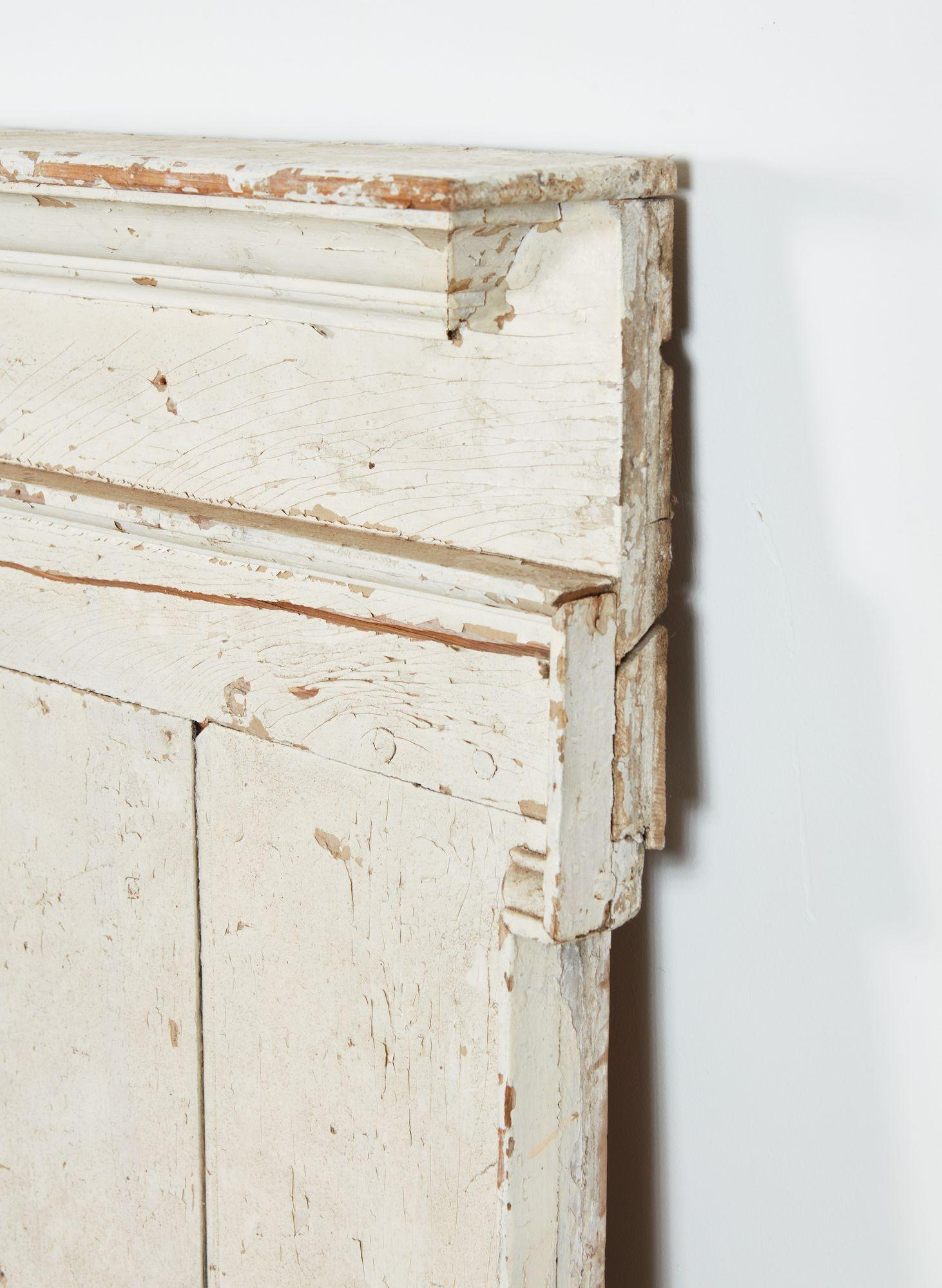 Painted 18th c. Spitalfields Fireplace Surround For Sale