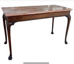 Consola de mármol estilo Regencia Burton-Ching del s. XVIII