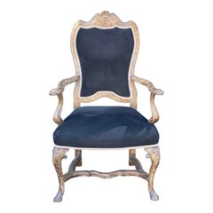 Fauteuil flamand de style Charles Pollock du 18ème siècle pour William Switzer