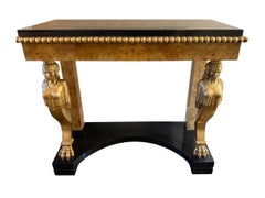 Mesa consola de estilo egipcio del siglo XVIII, de Hendrix Allardyce - 1 de 2