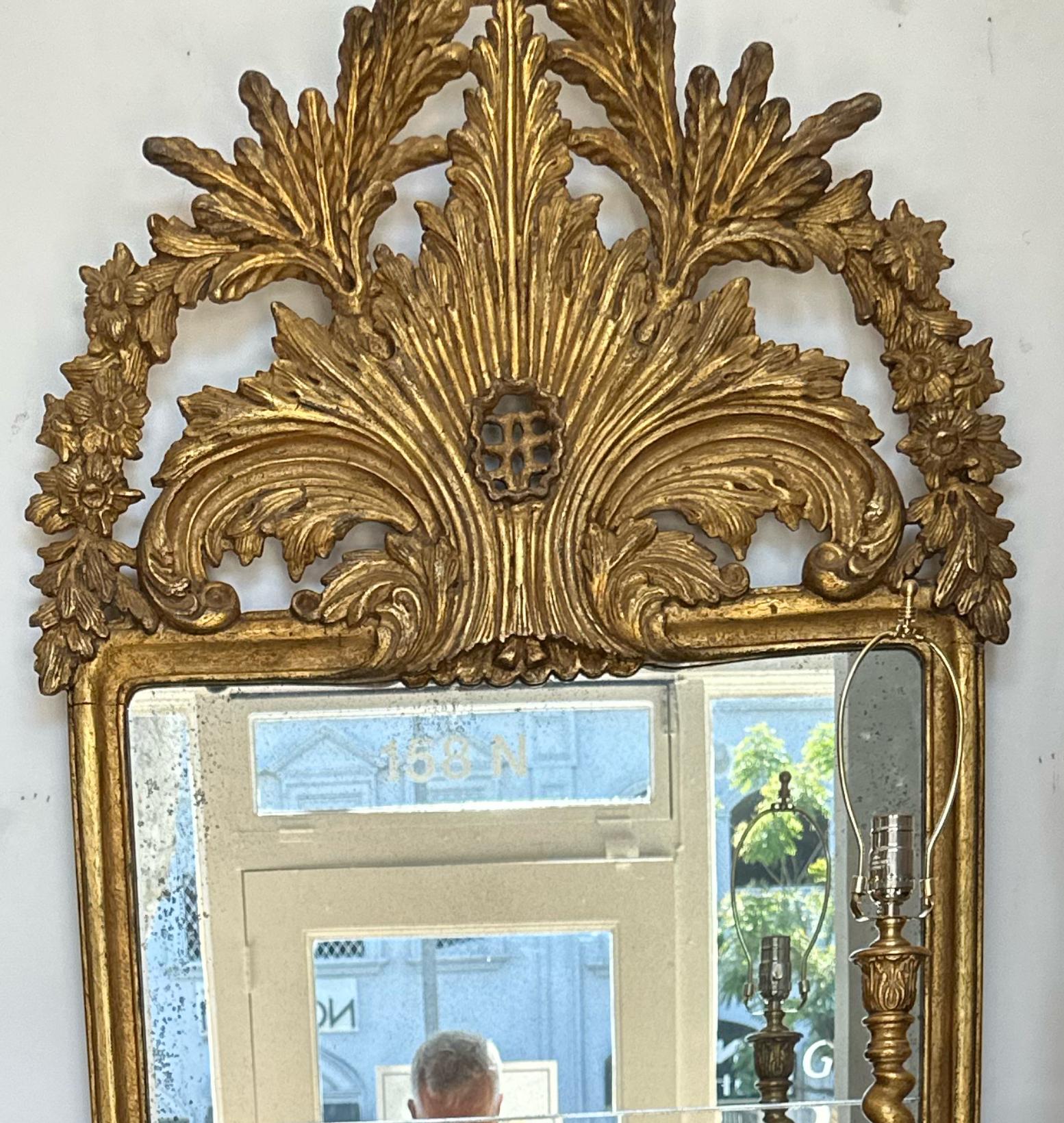 18th century Style Hendrix Allardyce Rococo Style La Rochelle Mirror.