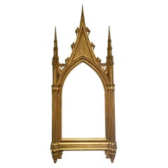 18th C Style Italian Cathedral Form Giltwood Mirror - 1 of 2