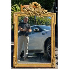 18th Century Style Jerry Solomon Neoclassical Giltwood Mirror