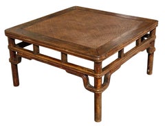 18th C Style Ming Chinese Bamboo Coffee Table by Burton-Ching