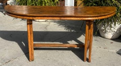 18th C Style Paul Ferrante Gate Leg Console Dining Table