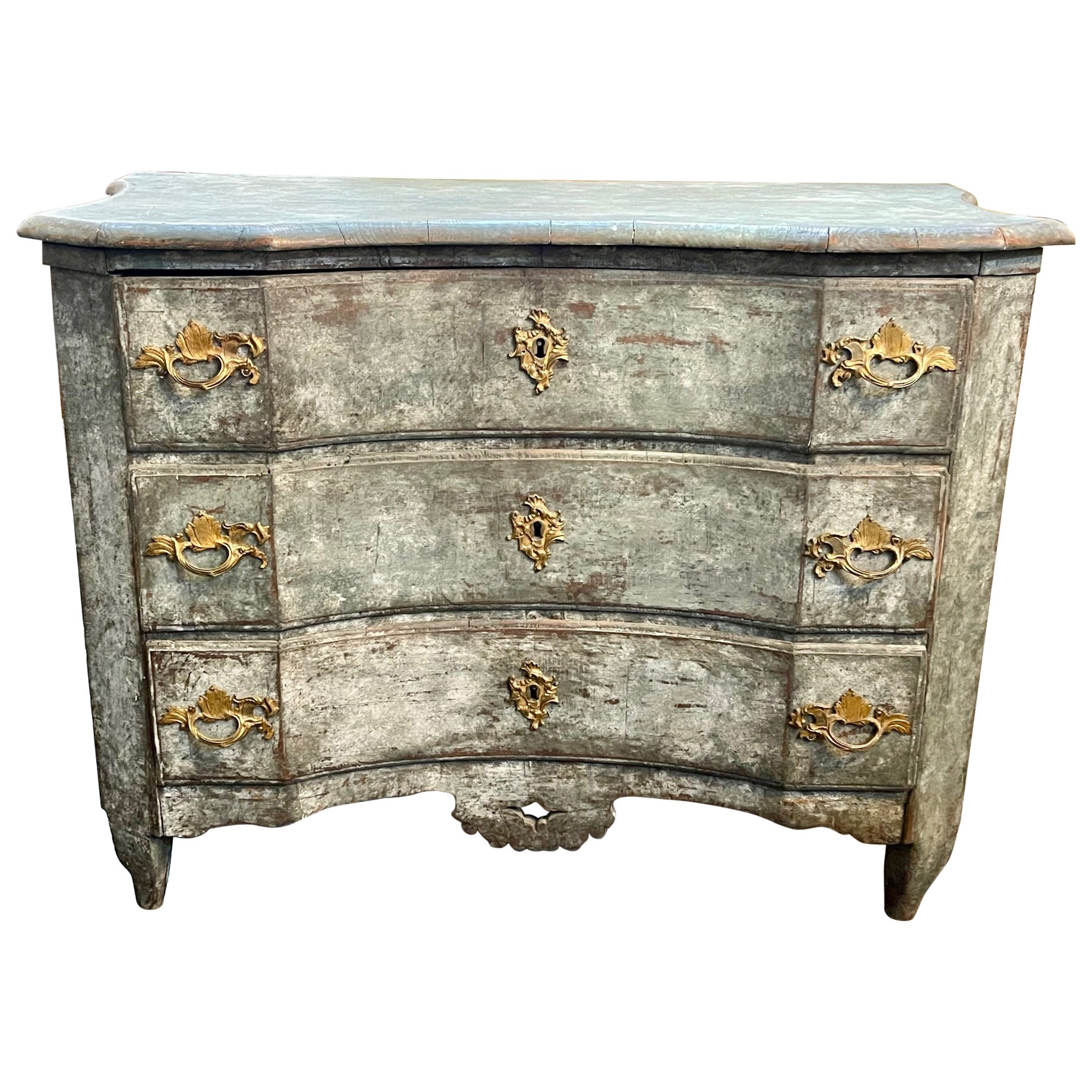 XVIIIe siècle Commode suédoise