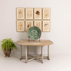 Swedish Gustavian Gate Leg, Drop Leaf Table in Original Paint, Circa 1780