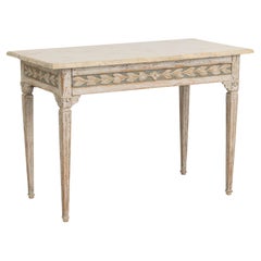 18th c. Swedish Gustavian Period Painted Console Table