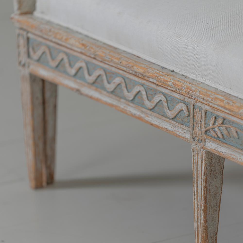 18th Century Swedish Gustavian Period Sofa Bench 'Tragsoffa' 1