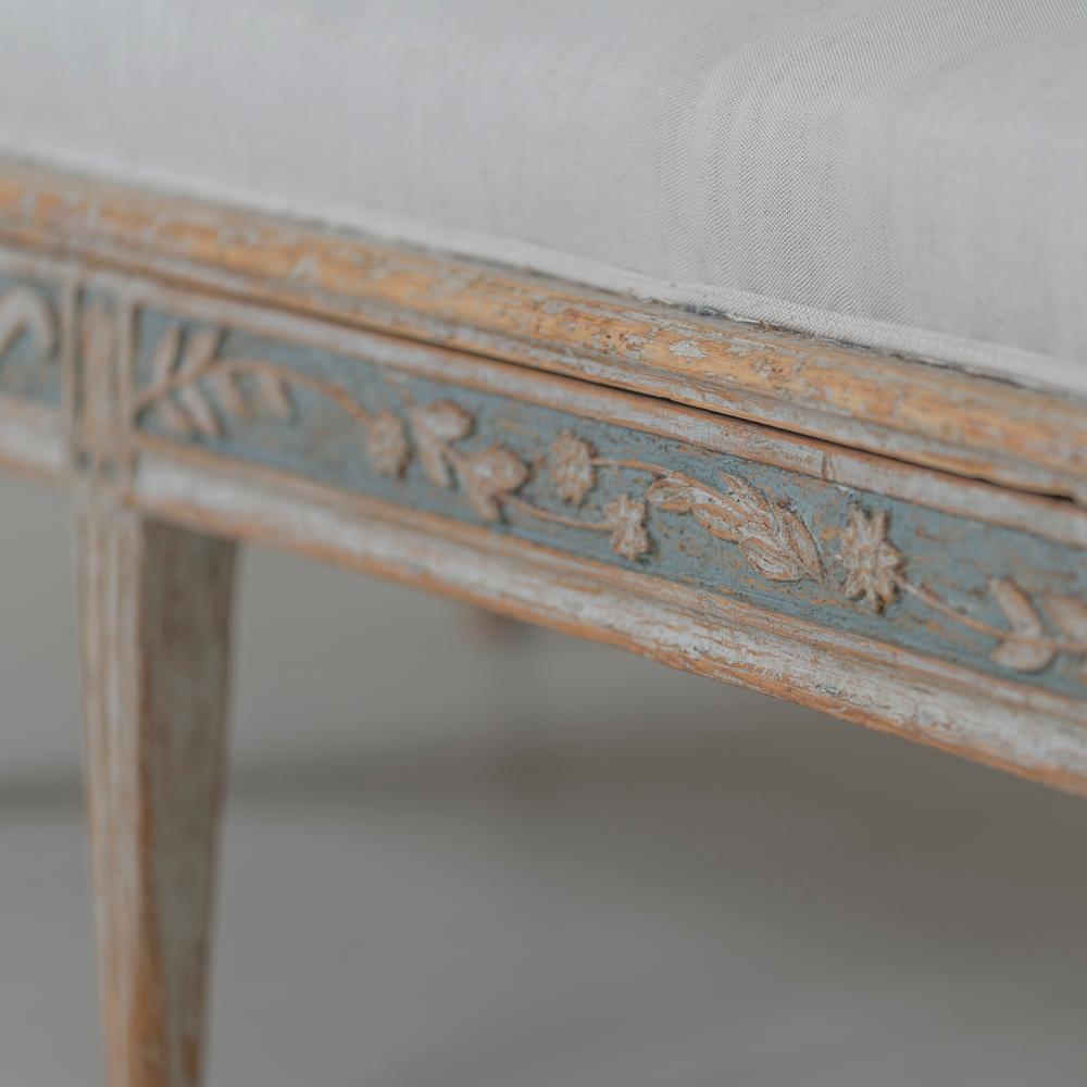 18th Century Swedish Gustavian Period Sofa Bench 'Tragsoffa' 2