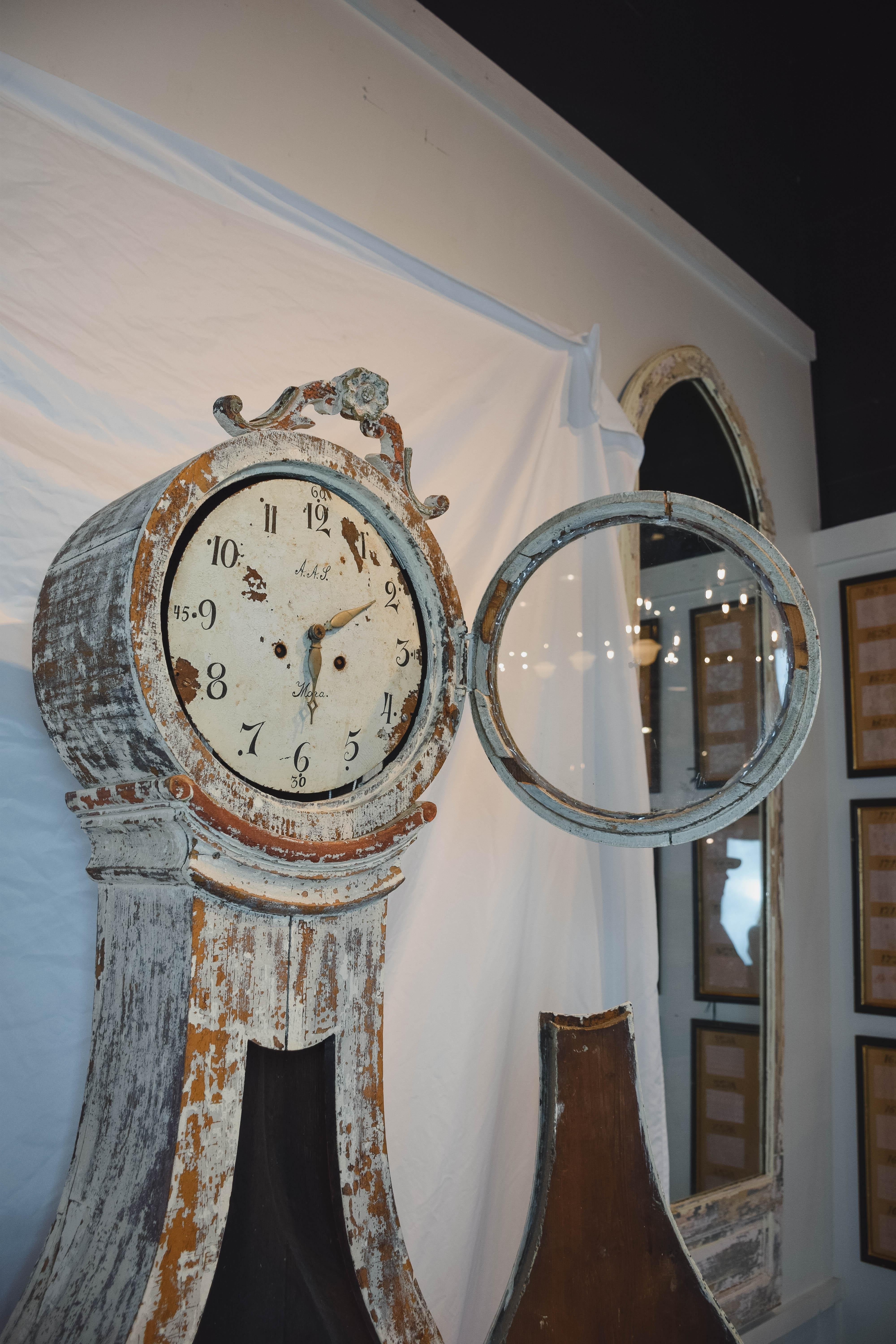 18th Century Swedish Mora Clock 9