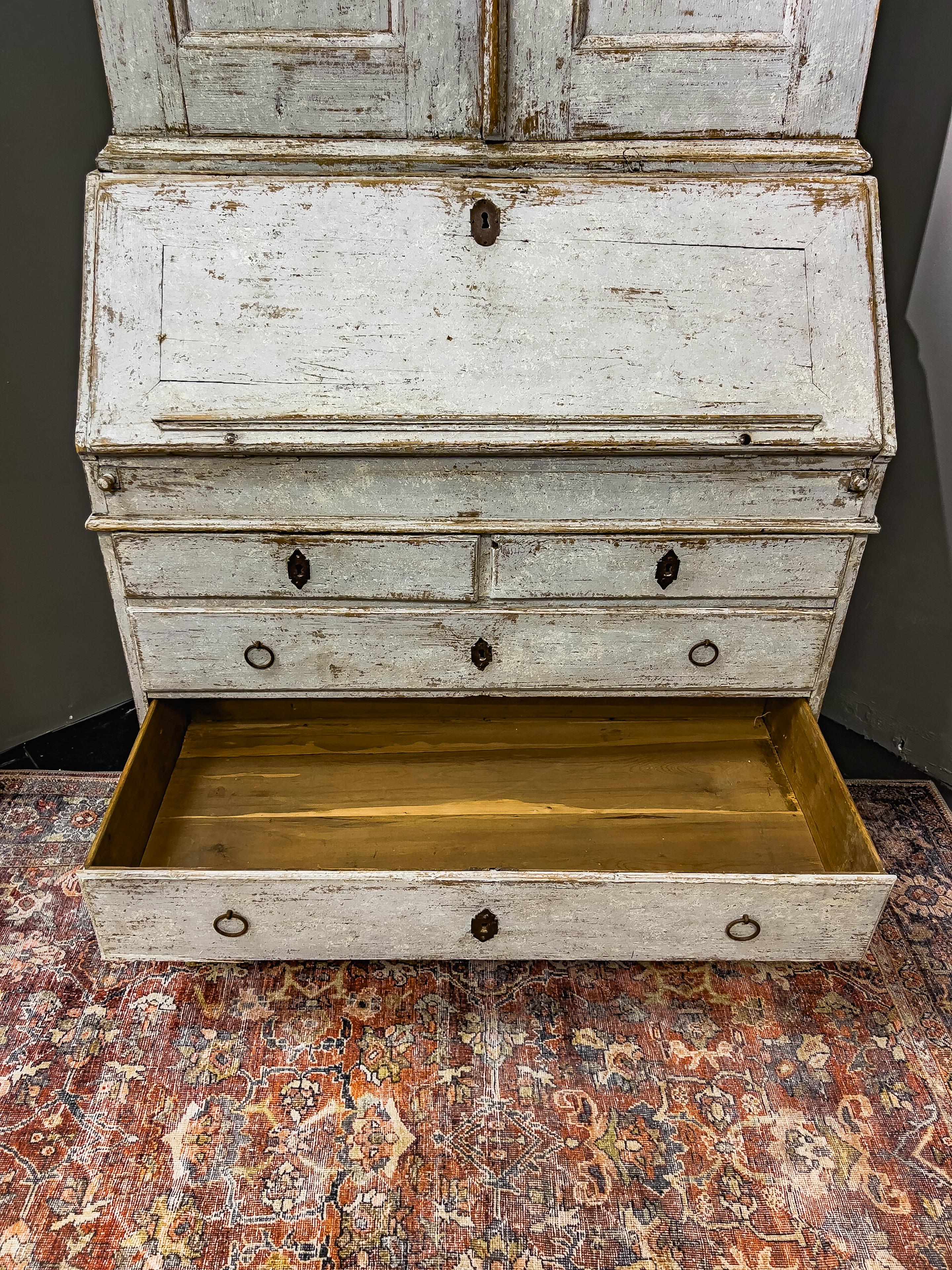 18th Century Swedish Secretary with Painted Finish 5