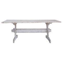 XVIIIe siècle Table à brancard suédoise en pin nordique