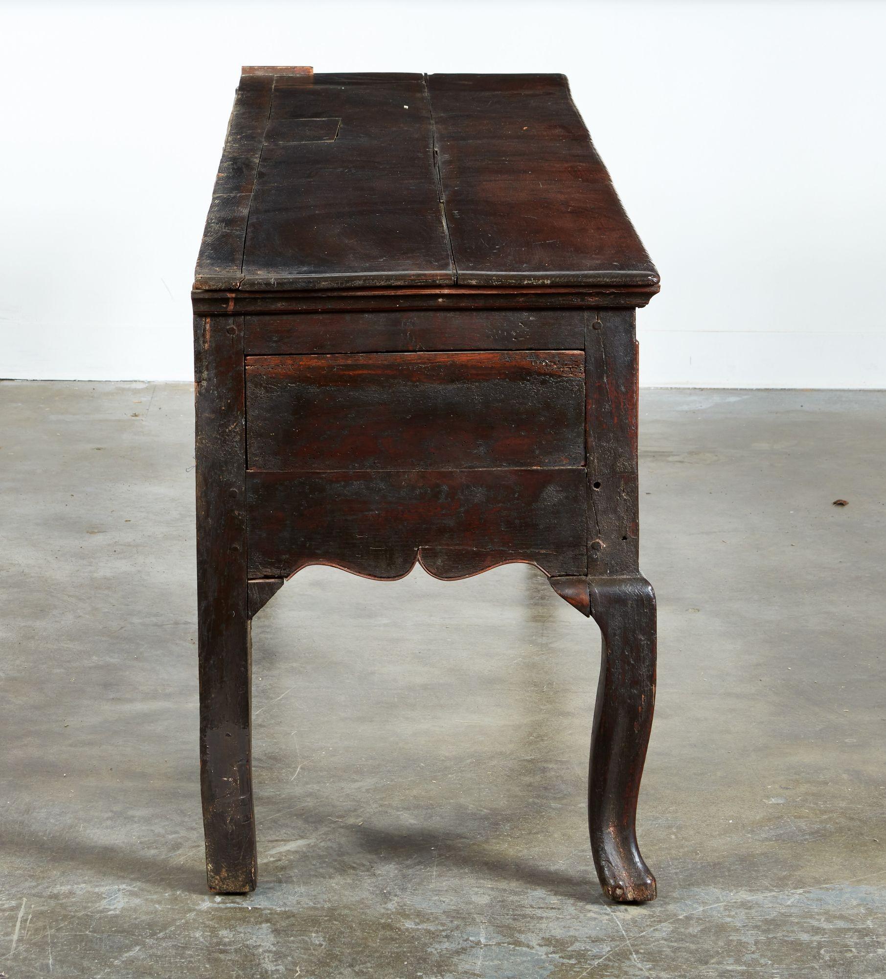 Oak 18th c. Vernacular Chippendale Welsh Dresser For Sale