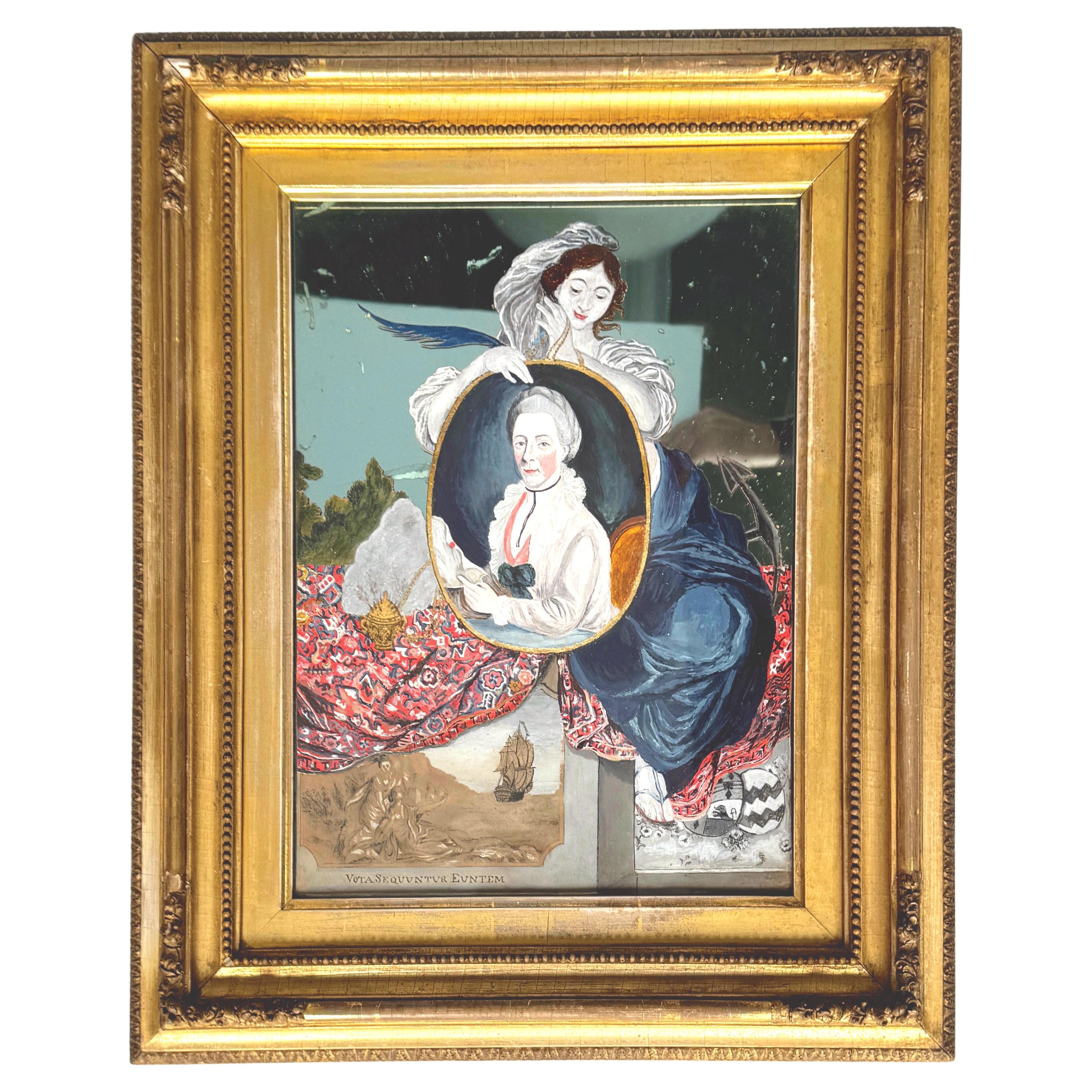China Trade Pintura sobre espejo Retrato de Catharina van Braam Houckgeest

Esta pintura sobre espejo en vidrio invertido del China Trade de finales del siglo XVIII representa a Catharina van Braam Houckgeest, creada para el mercado holandés y