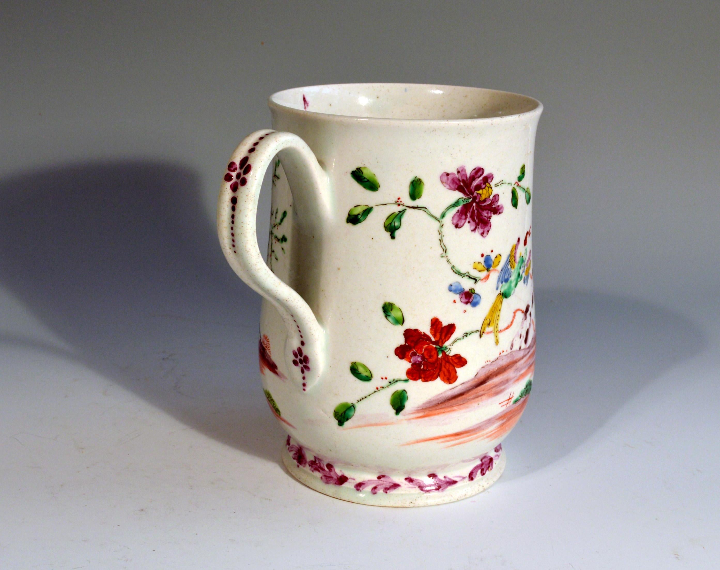 Bow Porcelain Chinoiserie Krug aus dem 18. Jahrhundert im Angebot 8