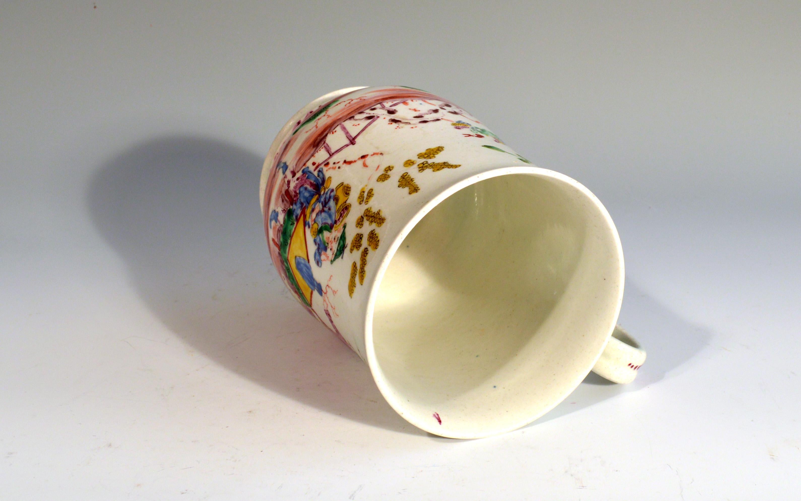 Bow Porcelain Chinoiserie Krug aus dem 18. Jahrhundert im Angebot 9