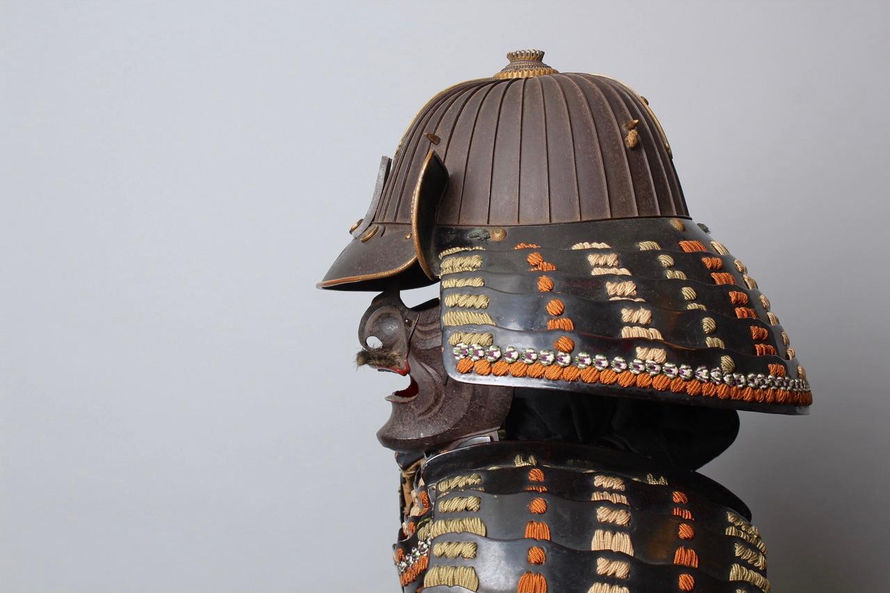Japanese 18th c(Edo period) certified samurai armor (yoroi) in exceptional st. Preservati For Sale
