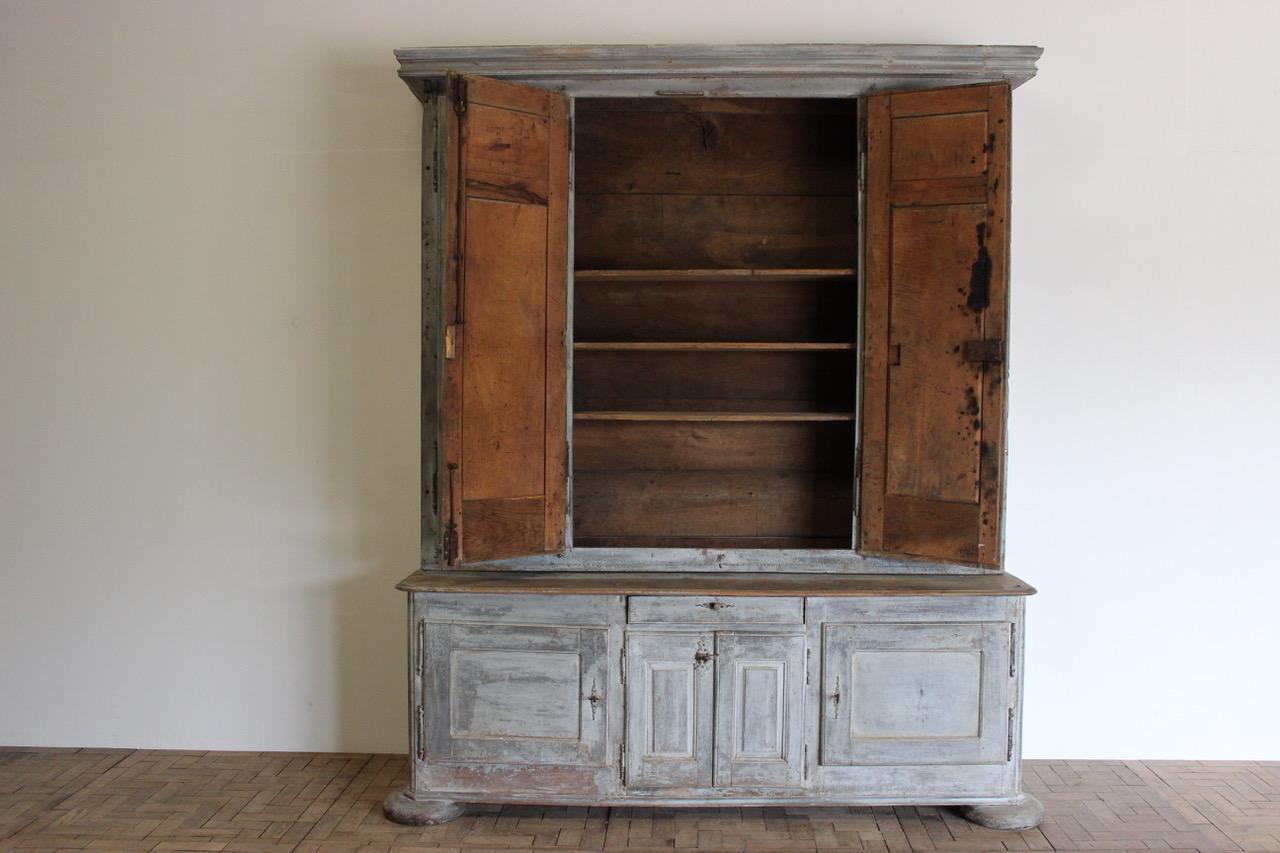 18th Century and Earlier 18th Century French Cupboard in Original Paint