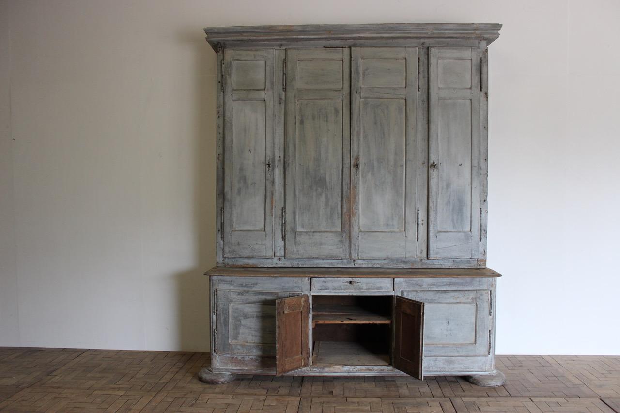 18th Century French Cupboard in Original Paint 1