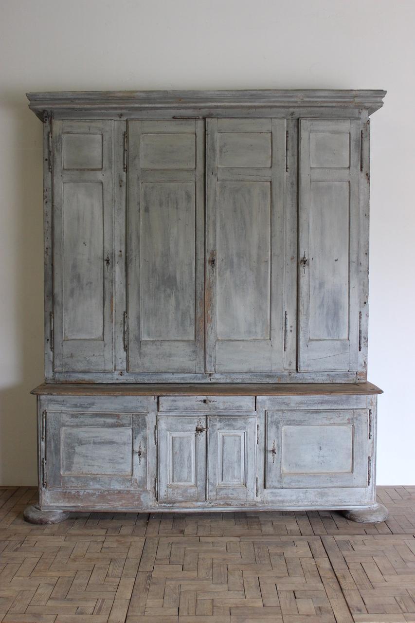 18th Century French Cupboard in Original Paint 3