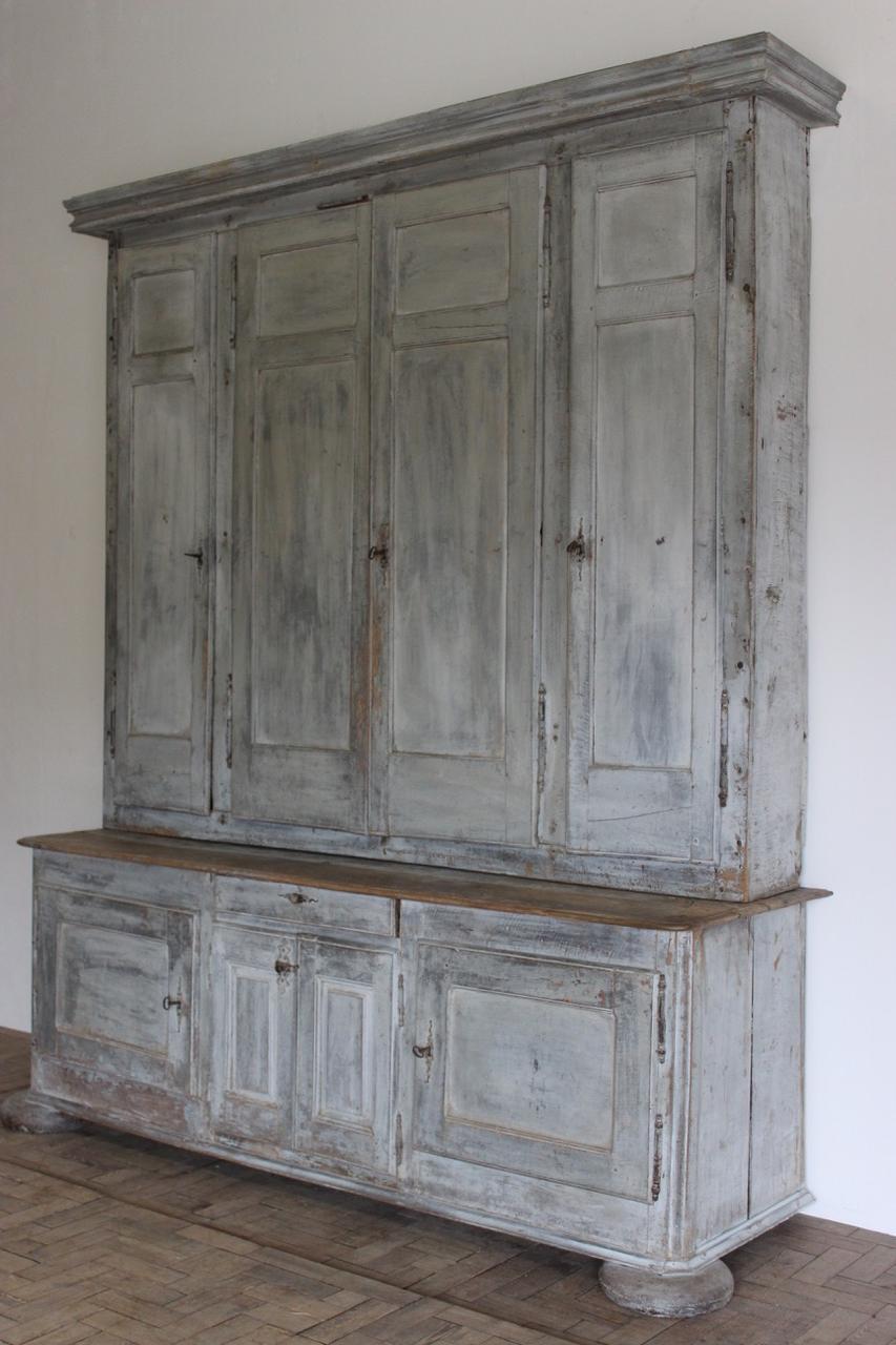 18th Century French Cupboard in Original Paint 4