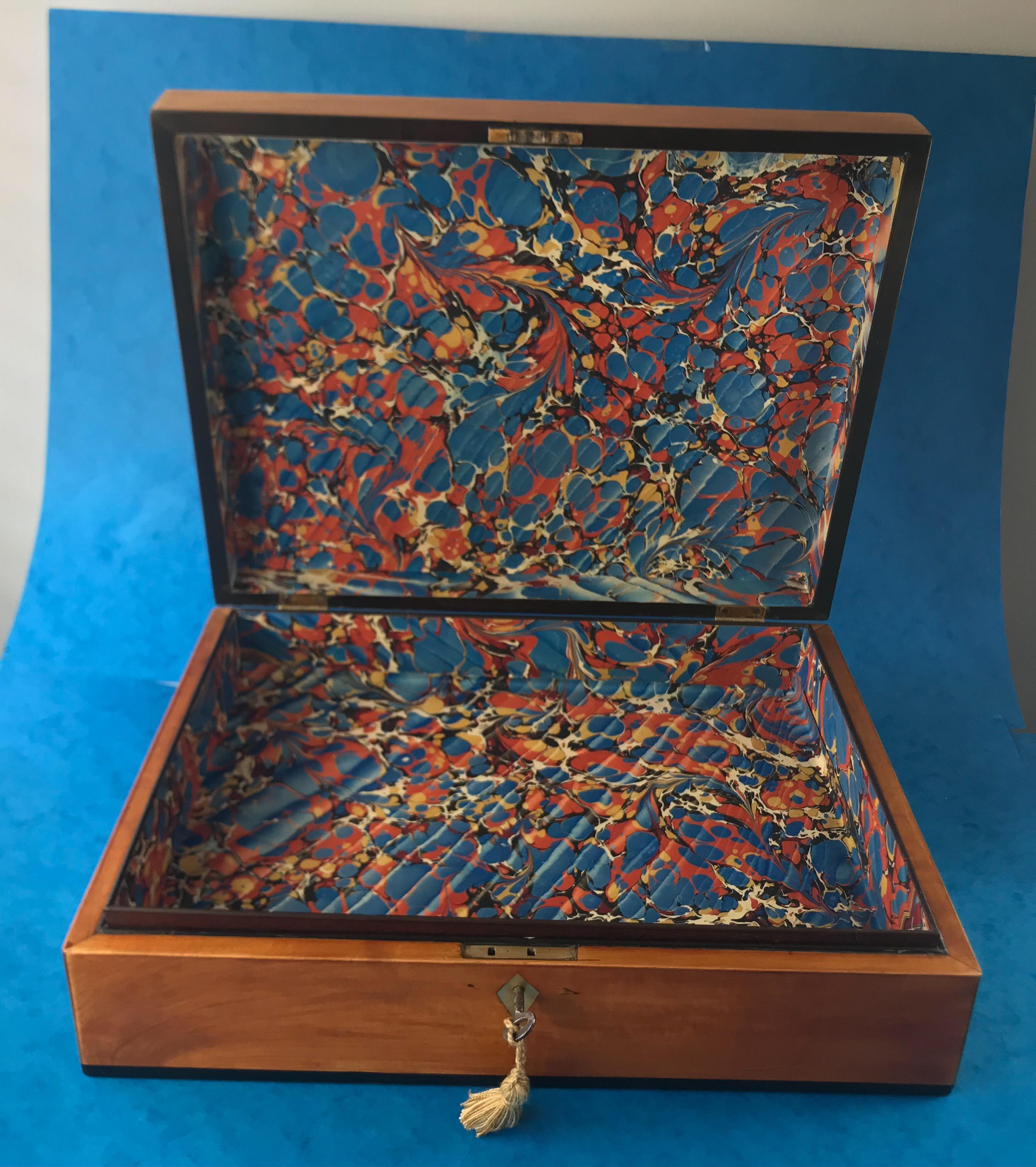 18th Century 1780 Satinwood Jewellery Box 4
