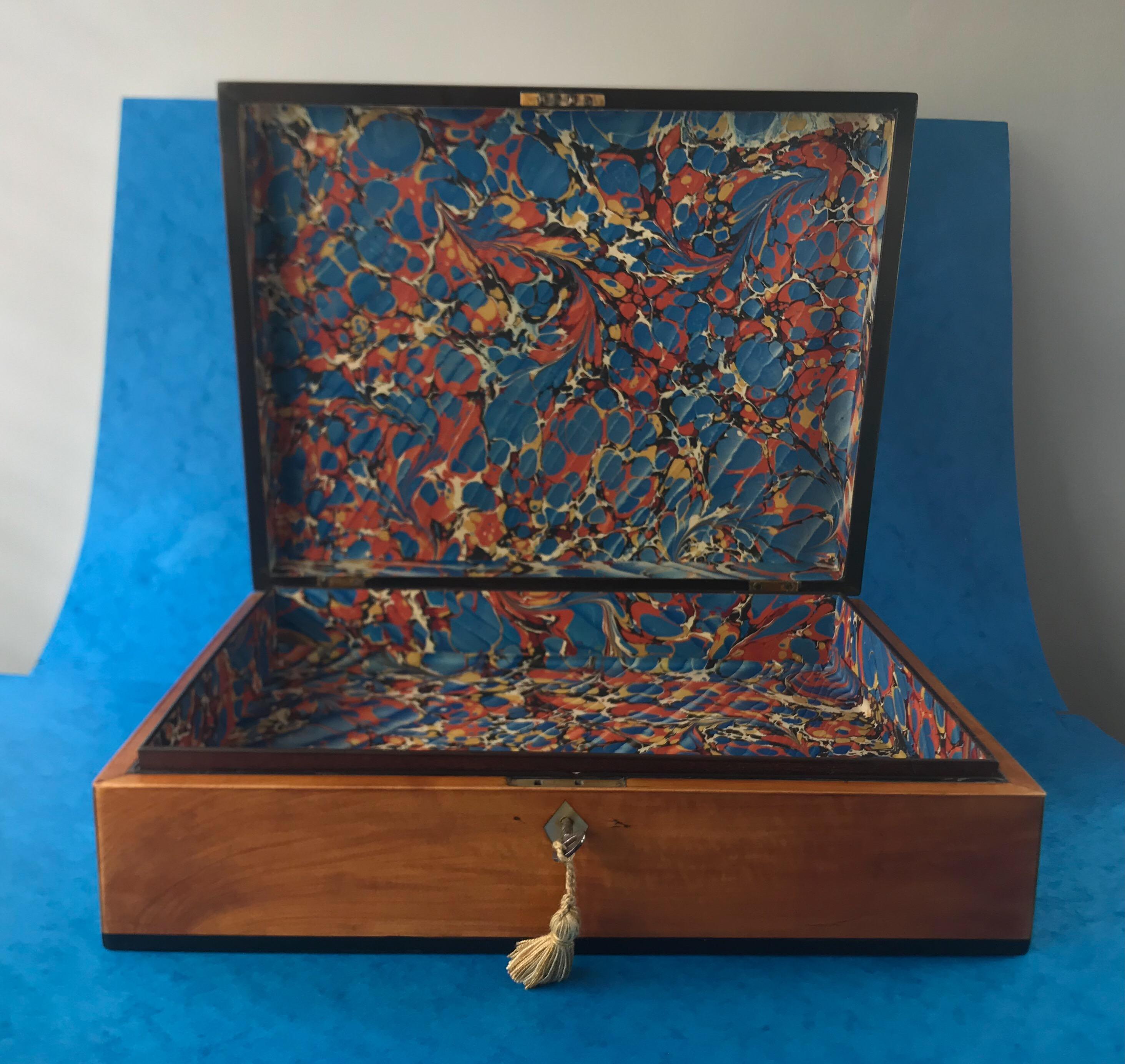 18th Century 1780 Satinwood Jewellery Box 3